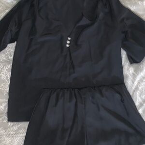 Two piece short and top set